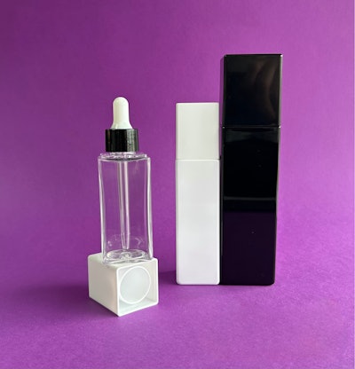 Epopack's TS Series boasts a sleek, square design available in 60 ml, 90 ml and 200 ml sizes.