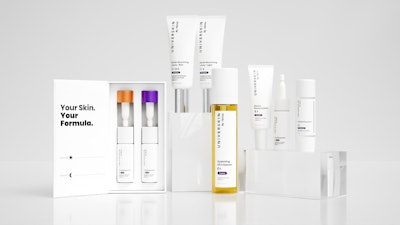 Universkin uses AI technology to analyze skin data from a facial image to recommend customized treatments.