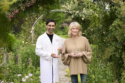 The 'treatment-in-a-bottle' trend has made its mark in the celebrity brand arena as well. Elm Biosciences, a clinical skin care line co-founded by Martha Stewart and board-certified dermatologist Dhaval Bhanusali, MD, FAAD.