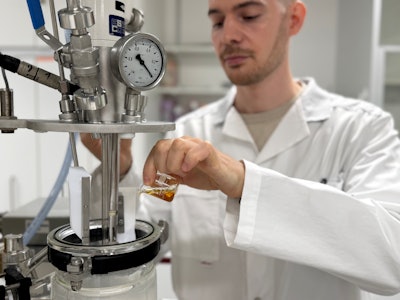 Development of a palm oil-free formulation at the Mibelle Group Lab.
