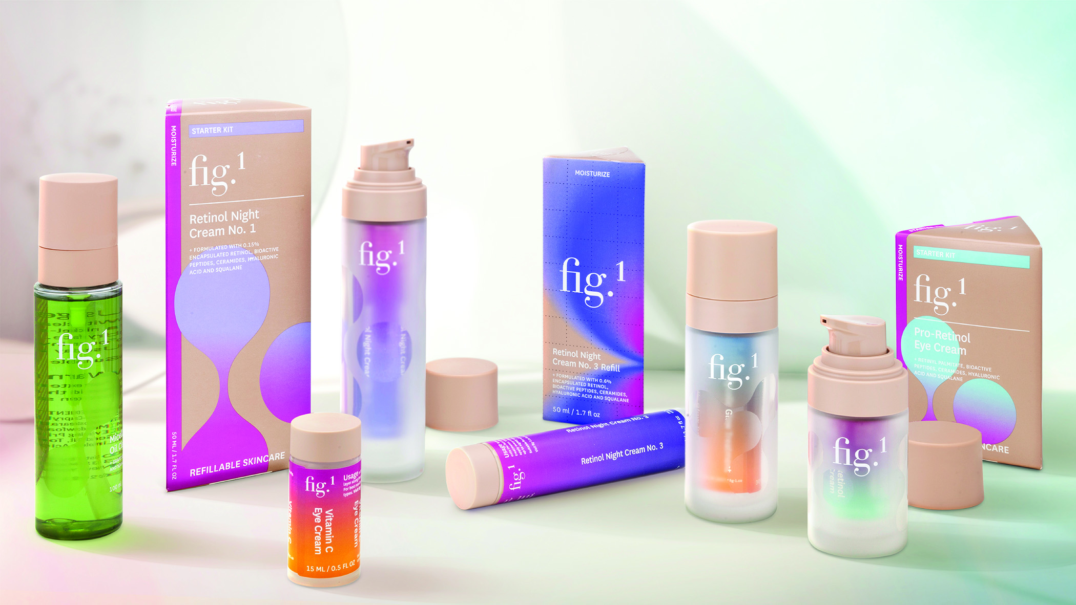 Fig.1 Skincare: Featuring Berlin Packaging&rsquo;s Airglass collection