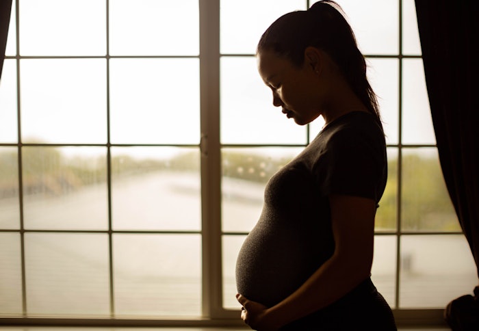 Woman Silhouette In Front Of Window Pregnant Adobe Stock 416615010