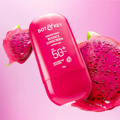 Dot & Key’s Dragon Fruit Bounce Sunscreen SPF 50+ PA++++ stands out in India’s rapidly evolving SPF landscape by pushing sunscreen from basic protection into clinically validated, hybrid skin care performance designed specifically for local climate and skin needs.