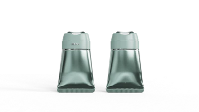 For body care, Nuon Medical has developed a large-format application tube that pairs red light technology with vibration.