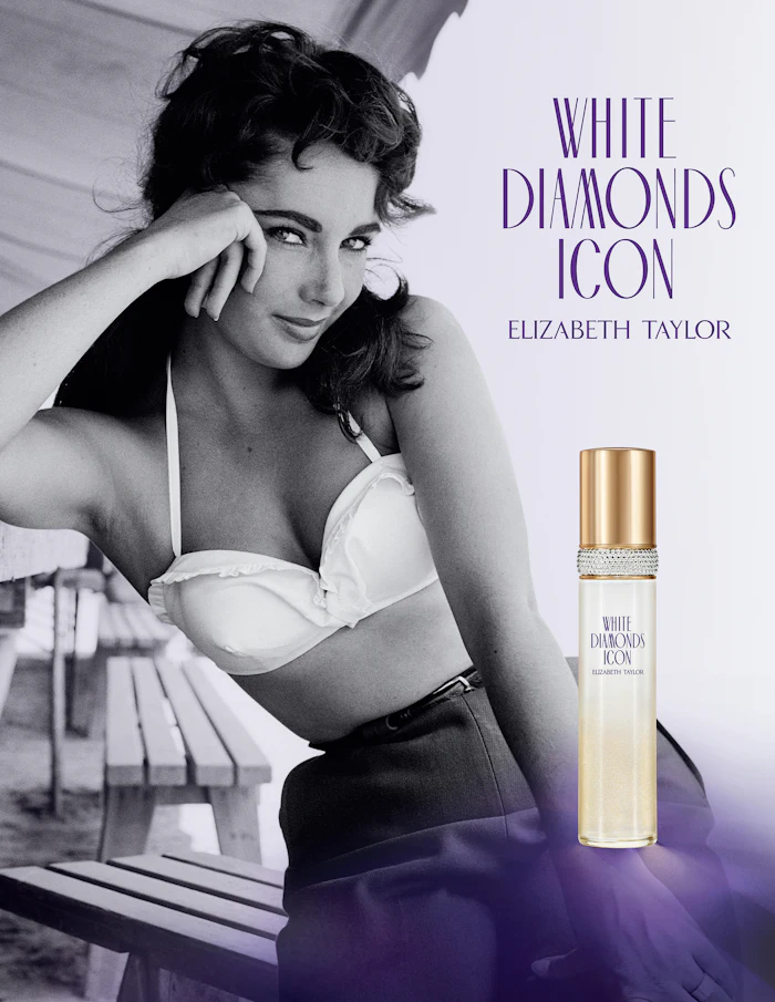 The fragrance opens with fraise des bois, pear blossom and Green Mandarin LMR (sourced from Sicily and Calabria), leading into a heart featuring Cristalfizz, orange flower LMR, orris and jonquille absolute LMR&mdash;a deliberate nod to the narcissus note that defined the original White Diamonds.