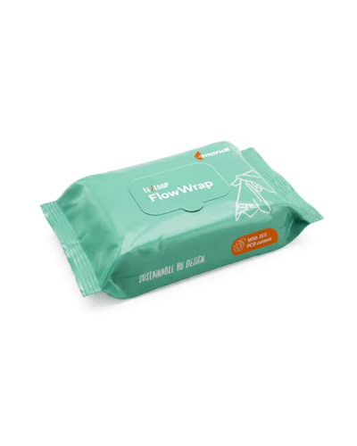 Mondi is expanding its sustainable packaging portfolio with the launch of re/loop FlowWrap, a recyclable mono-material solution designed for wet wipes applications that combines high performance with 35% post-consumer recycled (PCR) content.