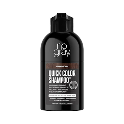 No Gray is tackling the time and mess associated with permanent color through Quick Color Shampoo